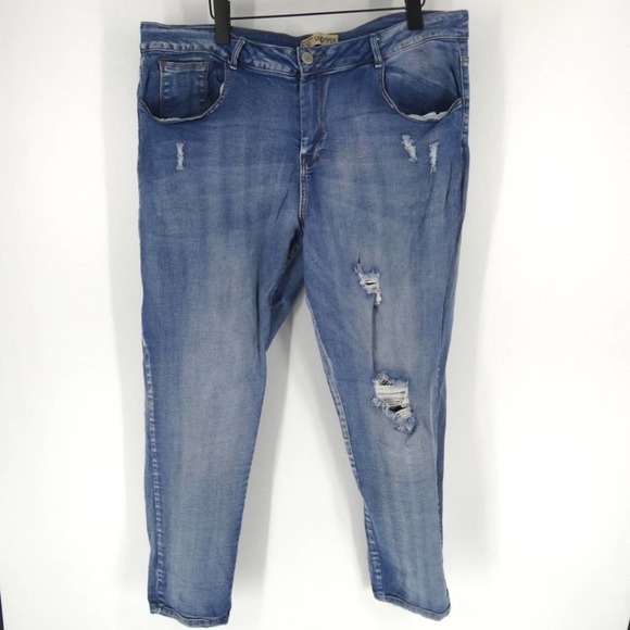 Sandpiper Denim - Sandpiper | Women's Distressed Bootcut Jeans, 22